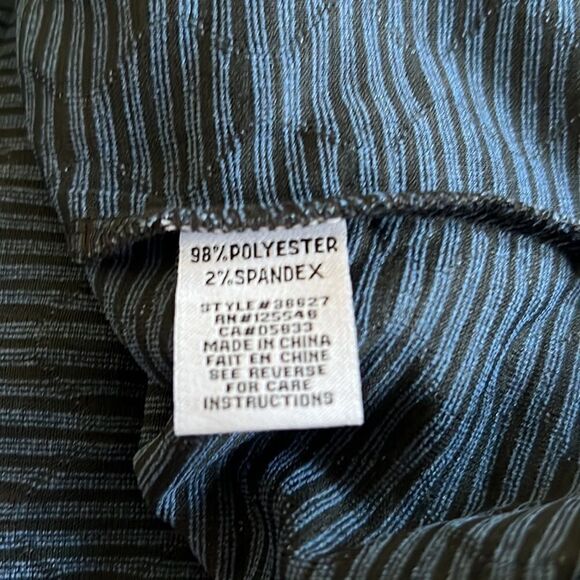 NWT HABITAT 36627 Scoop Neck Geometric Print Tunic Steel Sz S/M - Picture 7 of 7